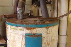 Replacing Dirty Water Heater in Hampton VA